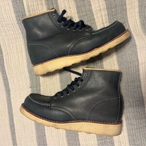 Red Wing Moc Boots Navy Blue Womens 9